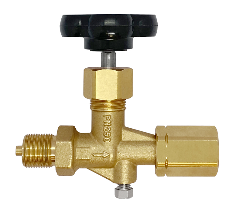 Игольчатый клапан из латуни